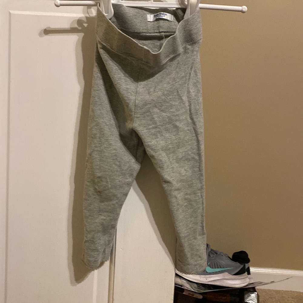 Baby Bowden gray leggings. 18 to 24 months